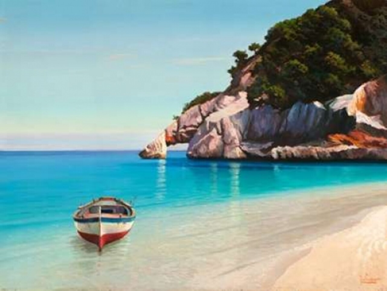 Baia mediterranea Poster Print by Adriano Galasso - Item # VARPDX3AD459